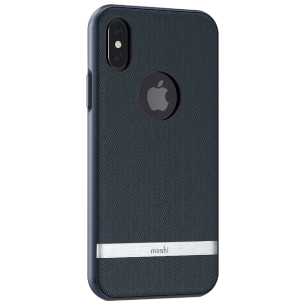 Husă pentru smartphone Apple iPhone X/ XS Moshi/ Back/ TPU/ PC/ Blue photo 2 Husă pentru smartphone Apple iPhone X/ XS Moshi/ Back/ TPU/ PC/ Blue photo 2
