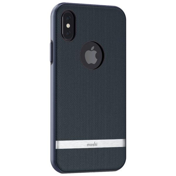 Husă pentru smartphone Apple iPhone X/ XS Moshi/ Back/ TPU/ PC/ Blue photo 2 Husă pentru smartphone Apple iPhone X/ XS Moshi/ Back/ TPU/ PC/ Blue photo 2