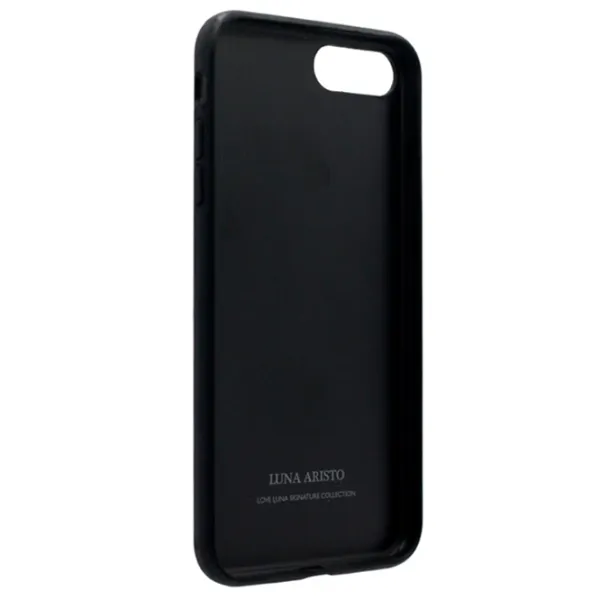 Чехол для смартфона Apple iPhone 8 Plus/ 7 Plus Luna Aristo/ Back/ Кожа/ Белый Черный photo 2 Чехол для смартфона Apple iPhone 8 Plus/ 7 Plus Luna Aristo/ Back/ Кожа/ Белый Черный photo 2
