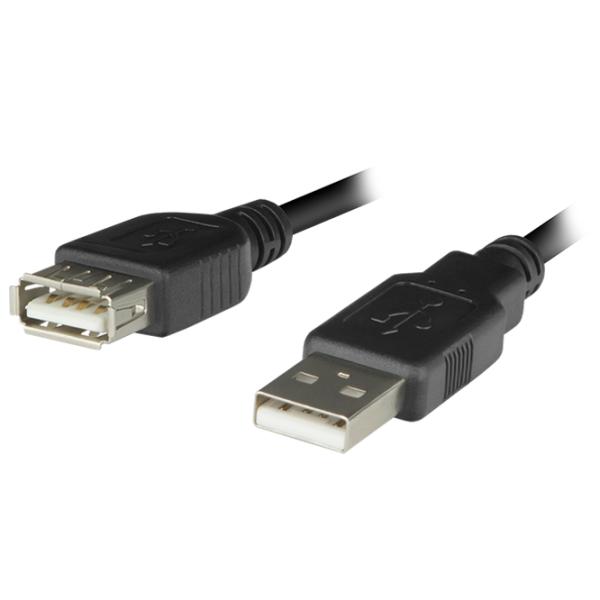 Кабель данных Sven USB Type-A + USB Type-A 5 м/ Черный photo 3 Кабель данных Sven USB Type-A + USB Type-A 5 м/ Черный photo 3