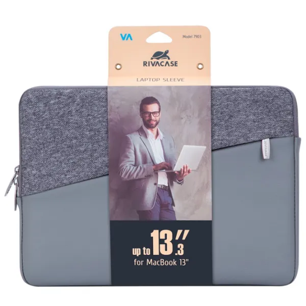 Husă pentru laptop RivaCase 7903 13.3"/ Grey photo 11