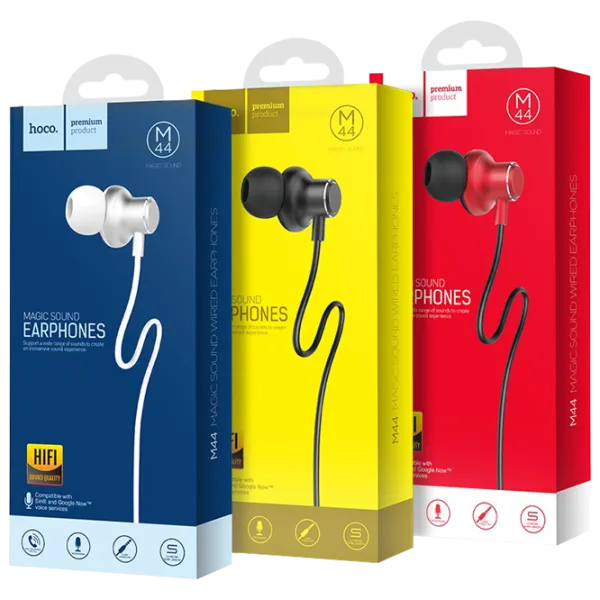 Căști Hoco M44 Silver Cu fir/ Personal photo 4