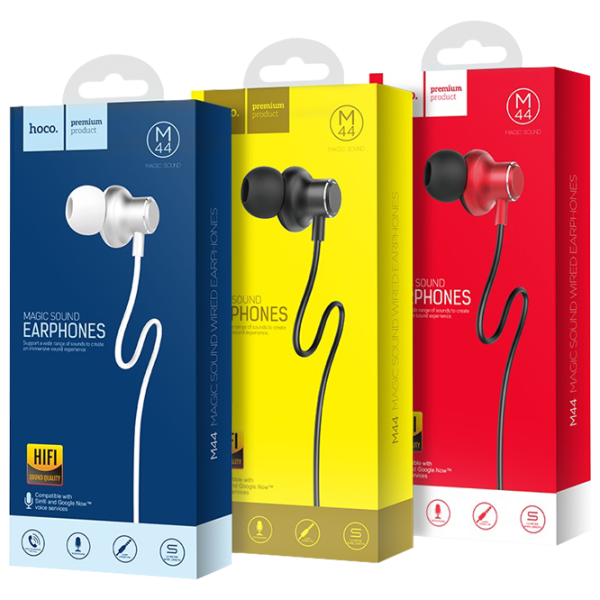 Căști Hoco M44 Silver Cu fir/ Personal photo 4