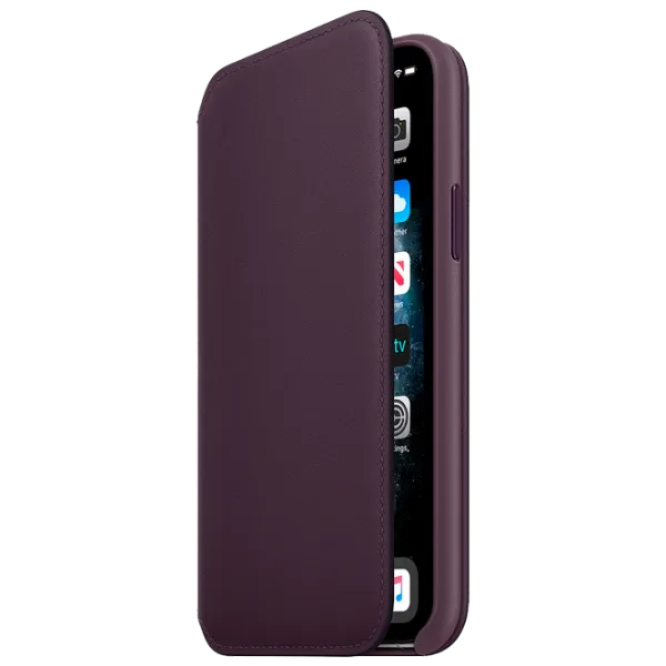 Husă pentru smartphone Apple iPhone 11 Pro Apple/ Flip Cover/ Leather/ TPU/ Aubergin Purple photo 2 Husă pentru smartphone Apple iPhone 11 Pro Apple/ Flip Cover/ Leather/ TPU/ Aubergin Purple photo 2