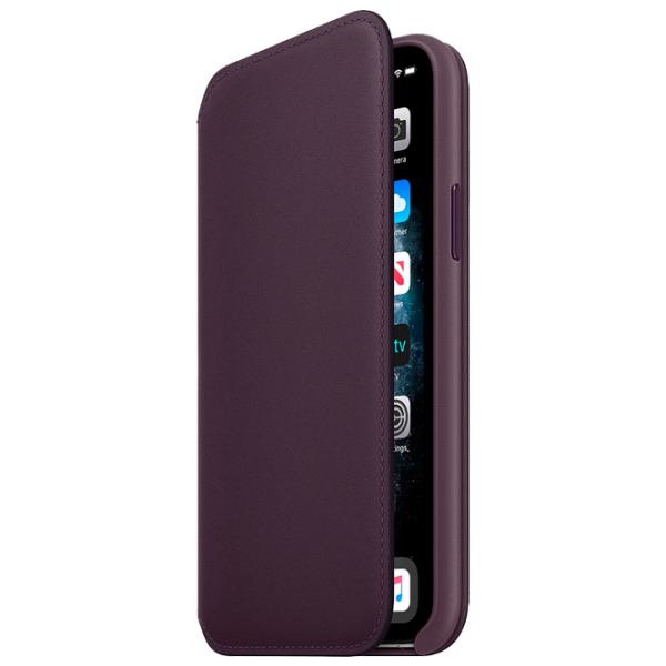 Husă pentru smartphone Apple iPhone 11 Pro Apple/ Flip Cover/ Leather/ TPU/ Aubergin Purple photo 2 Husă pentru smartphone Apple iPhone 11 Pro Apple/ Flip Cover/ Leather/ TPU/ Aubergin Purple photo 2
