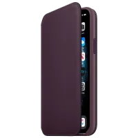 Husă pentru smartphone Apple iPhone 11 Pro Apple/ Flip Cover/ Leather/ TPU/ Aubergin Purple photo 2