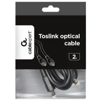 Аудио кабель Cablexpert Toslink + Toslink 2 м/ Черный photo 4