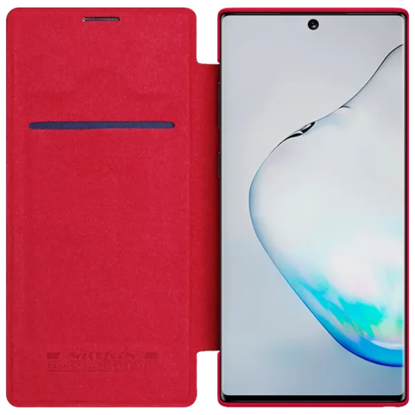 Чехол для смартфона Samsung Galaxy Note 10+ Nillkin/ Back/ Leather/ TPU/ Красный photo 3