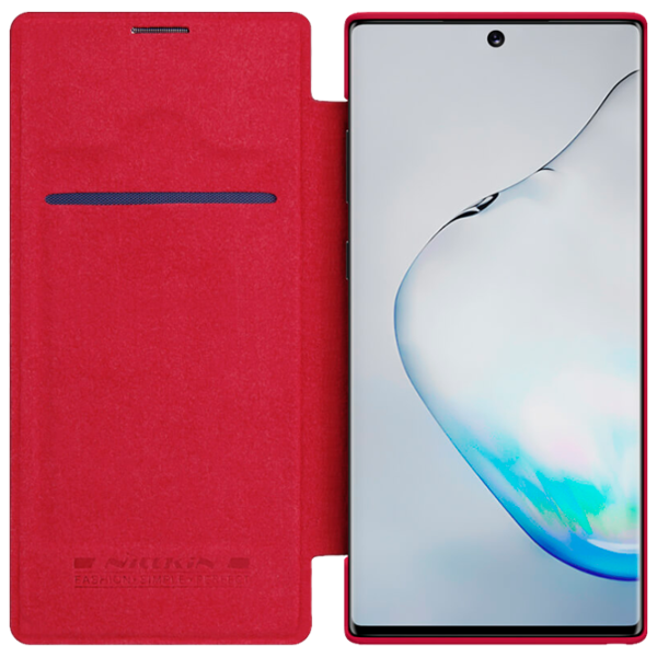 Чехол для смартфона Samsung Galaxy Note 10+ Nillkin/ Back/ Leather/ TPU/ Красный photo 3