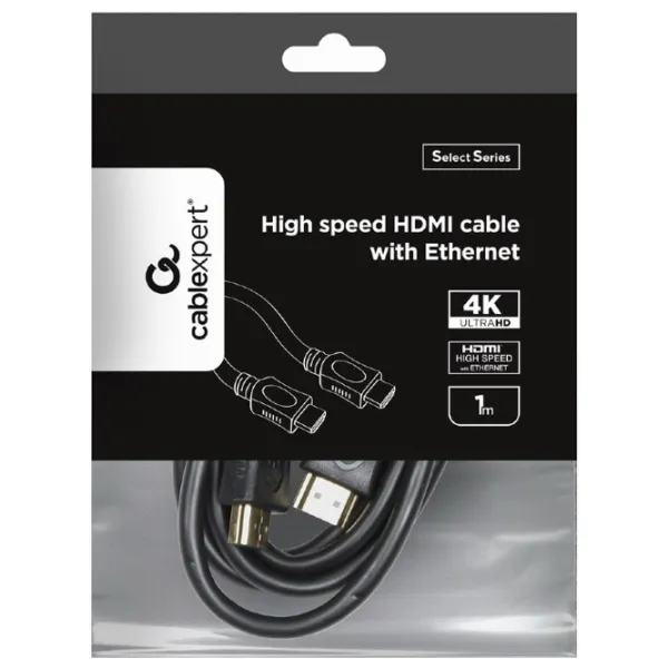 Кабель видео Gembird HDMI + HDMI 1 м/ Черный photo 2