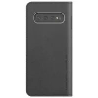 Husă pentru smartphone Samsung Galaxy S10+ Araree/ Flip Cover/ ECO Piele/ Charcoal Gray photo 2