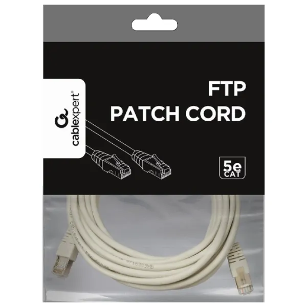 Кабель данных Cablexpert RJ-45 + RJ-45 3 м/ Серый photo 4