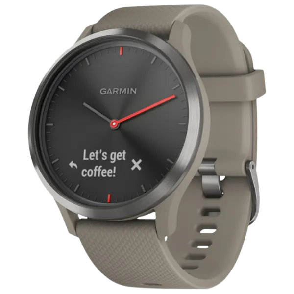 Умные часы Garmin Vívomove HR 0.38"/ 010-01850-03/ SandStone Черный photo 3