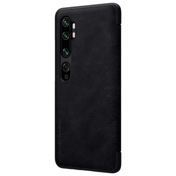 Husă pentru smartphone Xiaomi Mi Note 10 Nillkin/ Flip Cover/ Leather/ TPU/ Black photo 3 Husă pentru smartphone Xiaomi Mi Note 10 Nillkin/ Flip Cover/ Leather/ TPU/ Black photo 3