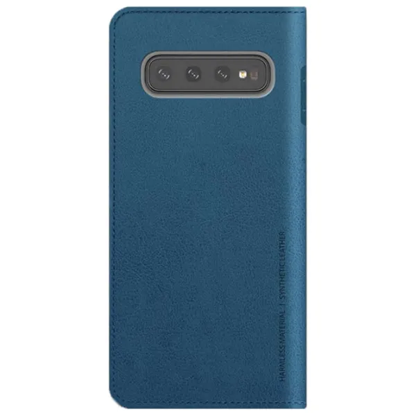 Husă pentru smartphone Samsung Galaxy S10+ Araree/ Flip Cover/ ECO Piele/ Ash Blue photo 2 Husă pentru smartphone Samsung Galaxy S10+ Araree/ Flip Cover/ ECO Piele/ Ash Blue photo 2