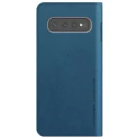 Husă pentru smartphone Samsung Galaxy S10+ Araree/ Flip Cover/ ECO Piele/ Ash Blue photo 2