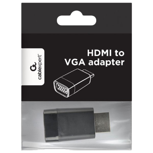 Adapter Gembird A-HDMI-VGA-001 Black photo 2