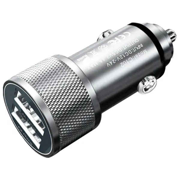 Încărcător auto Vkworld C102 2.4 A/ Silver photo 2