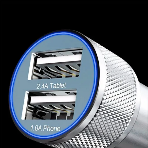 Încărcător auto Vkworld C102 2.4 A/ Silver photo 5