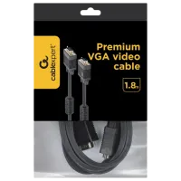 Кабель видео Gembird VGA + VGA 1.8 м/ Черный photo 3