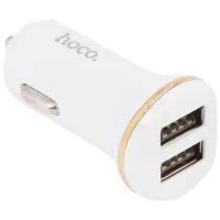Încărcător auto Hoco Z1 2.1 A/ White photo 3