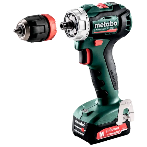 Mașină de găurit și înșurubat Metabo PowerMaxx BS 12 BL Q (601039500) 500 rot/min photo 2