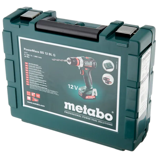Mașină de găurit și înșurubat Metabo PowerMaxx BS 12 BL Q (601039500) 500 rot/min photo 4