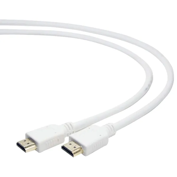 Кабель видео Gembird HDMI + HDMI 1.8 м/ Белый photo 2 Кабель видео Gembird HDMI + HDMI 1.8 м/ Белый photo 2
