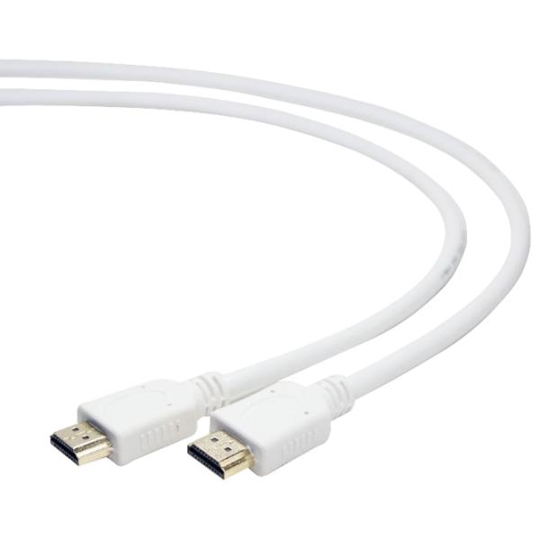 Кабель видео Gembird HDMI + HDMI 1.8 м/ Белый photo 2 Кабель видео Gembird HDMI + HDMI 1.8 м/ Белый photo 2