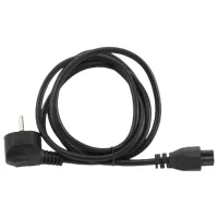 Cablu de alimentare Cablexpert Schuko + C5 1.8 m/ Black photo 2