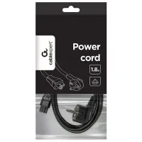 Cablu de alimentare Cablexpert Schuko + C5 1.8 m/ Black photo 3