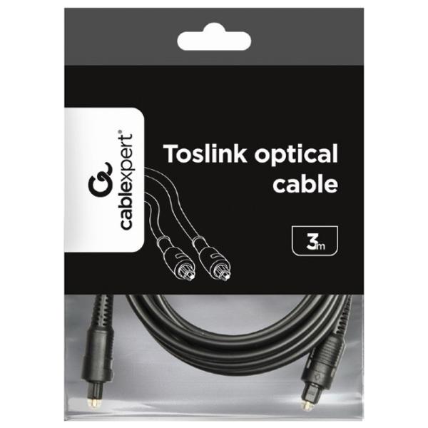 Cablu audio Cablexpert Toslink + Toslink 3 m/ Black photo 5