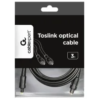 Аудио кабель Cablexpert Toslink + Toslink 3 м/ Черный photo 5