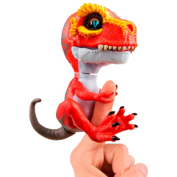Jucărie interactivă WowWee Fingerlings Dinosaurs T-Rex 5+/ Red photo 2