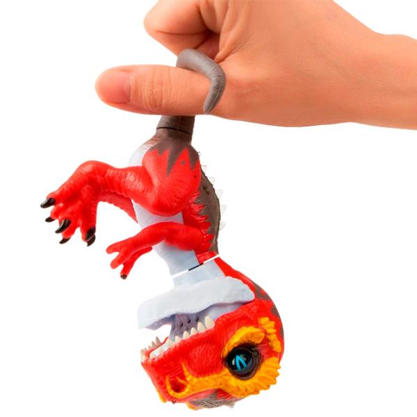 Jucărie interactivă WowWee Fingerlings Dinosaurs T-Rex 5+/ Red photo 3
