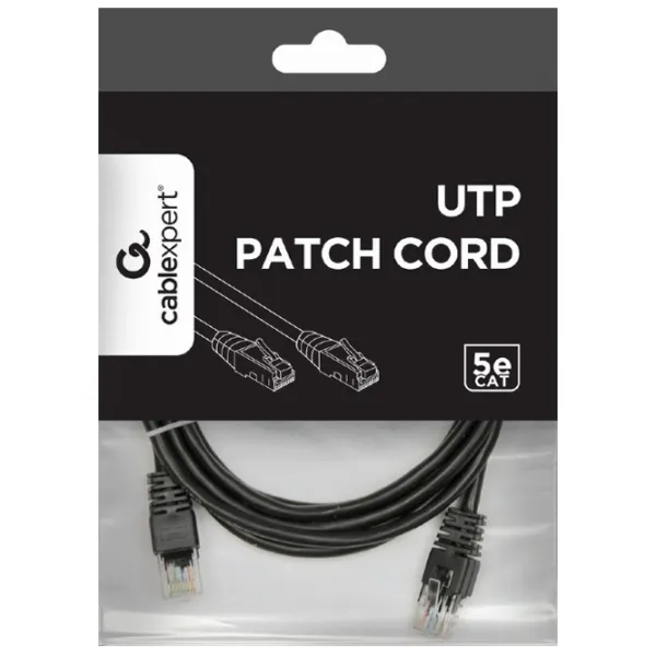 Кабель данных Cablexpert RJ-45 + RJ-45 2 м/ Черный photo 3