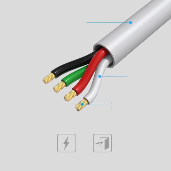 Кабель для телефона RC-134i Remax USB Type-A + Lightning 1 м/ Белый photo 2