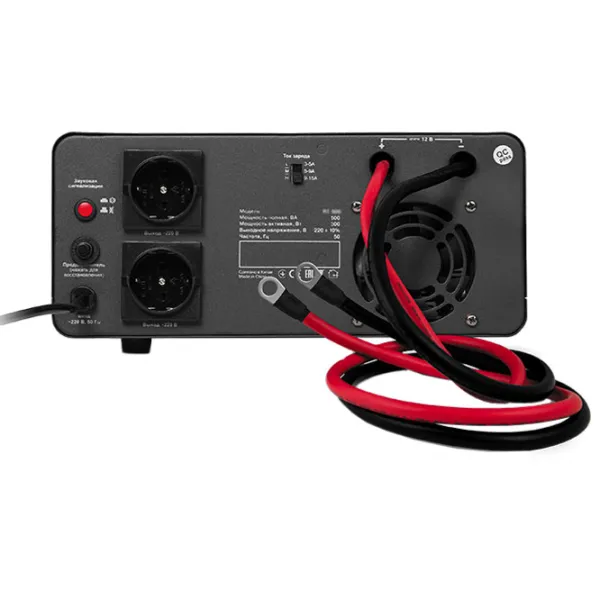 ИБП Sven RT-500 Черный photo 3