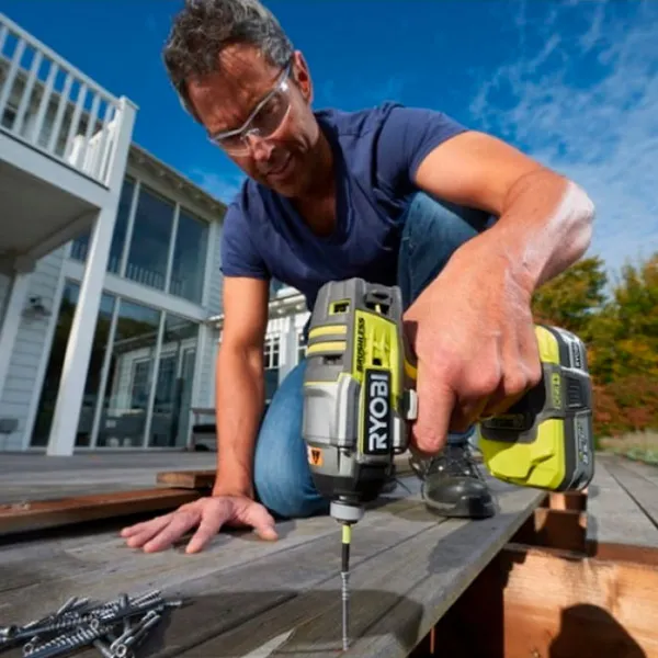 Mașina de înfiletat Ryobi R18IDBL-0 BL Acumulator photo 5