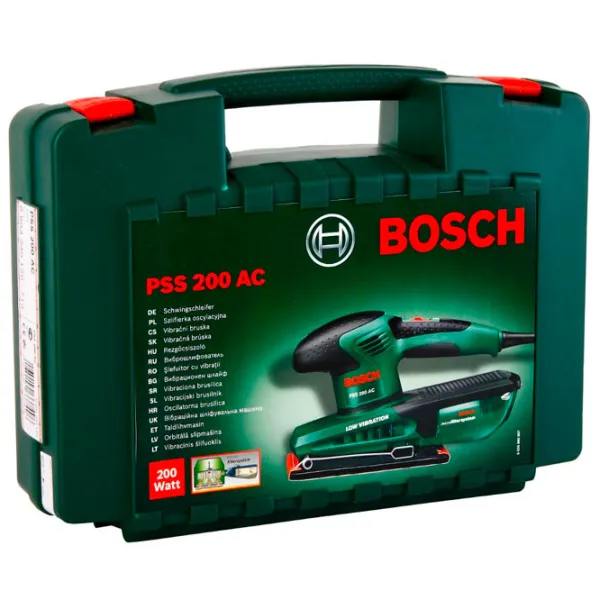 Șlefuitor Bosch PSS 200 AC (0603340120) Cu vibrații/ Green photo 6