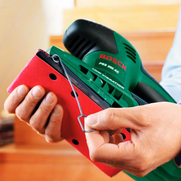 Șlefuitor Bosch PSS 200 AC (0603340120) Cu vibrații/ Green photo 9