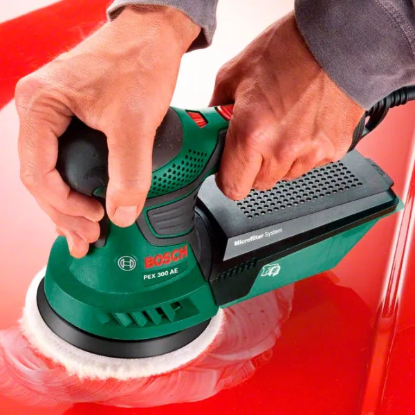 Шлифовальная машина Bosch PEX 300 AE Эксцентриковая/ Зелёный photo 6