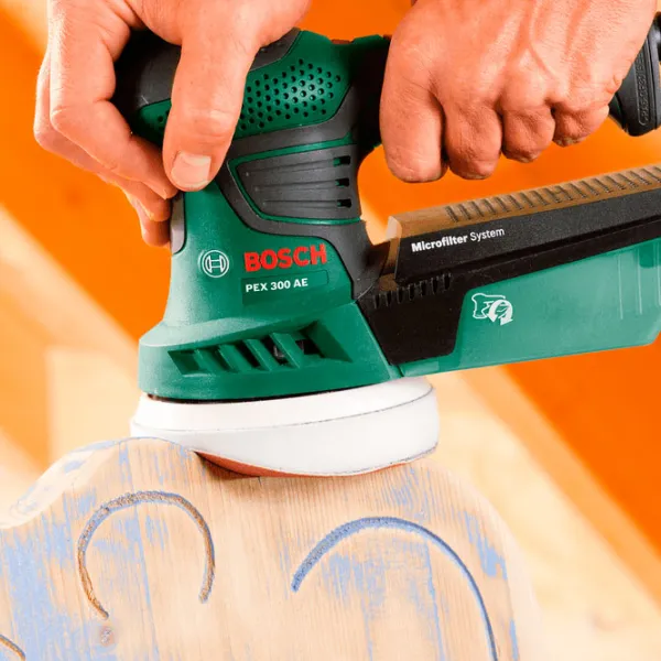 Шлифовальная машина Bosch PEX 300 AE Эксцентриковая/ Зелёный photo 9