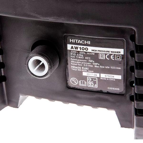 Maşină de curăţat cu presiune Hitachi AW100NS 1400 W photo 8