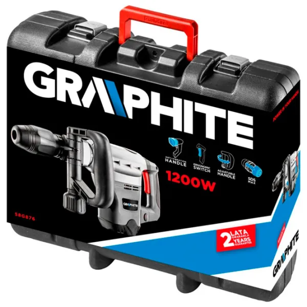 Ciocan demolator Graphite 58G876 1200 W / Gray photo 3