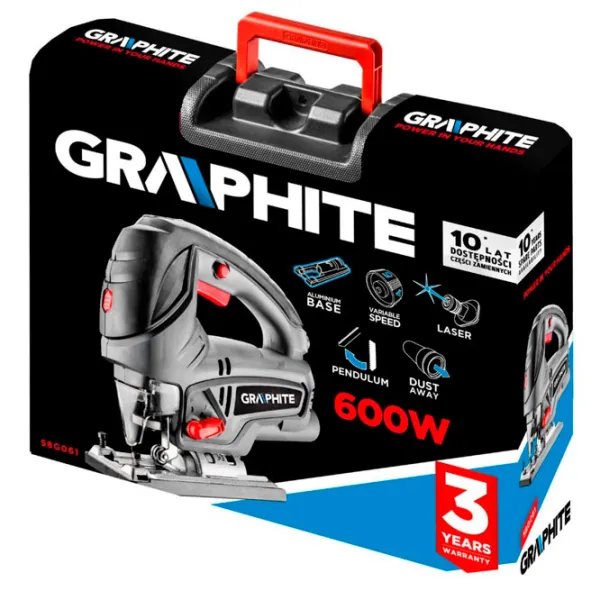 Fierăstrău pentru decupat Graphite 58G061 15 mm/ Gray photo 3