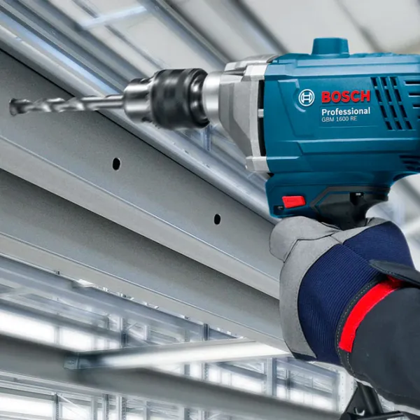 Mașină de găurit Bosch GBM 1600 RE (B06011B0000) 850 W/ 630 rot/ min photo 5
