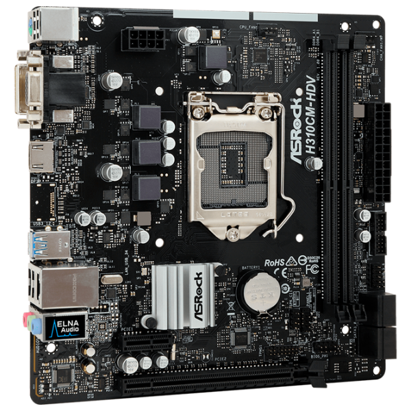 Материнская плата ASRock H310CM-HDV mATX/ H310 photo 2