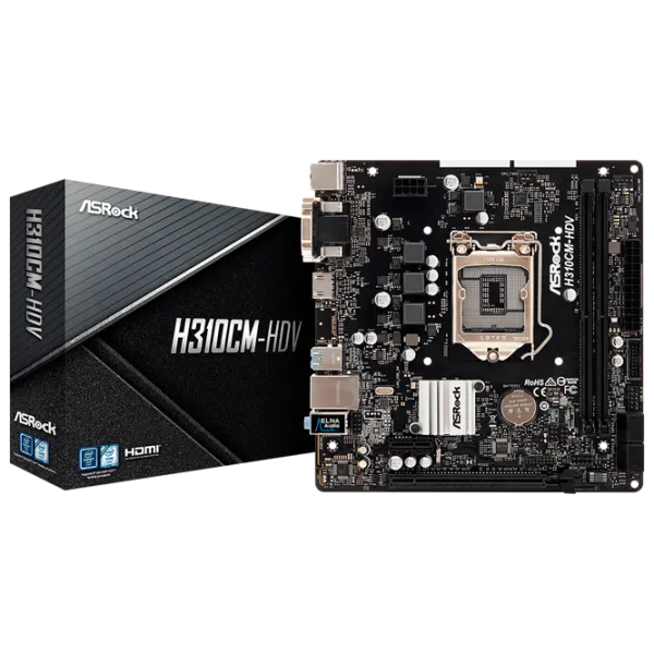 Материнская плата ASRock H310CM-HDV mATX/ H310 photo 4