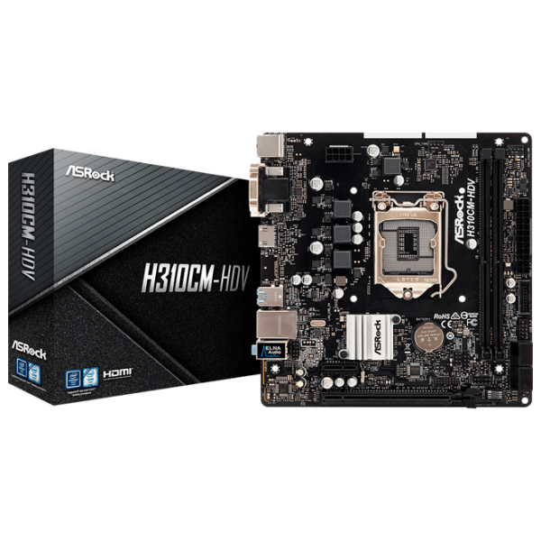 Материнская плата ASRock H310CM-HDV mATX/ H310 photo 4